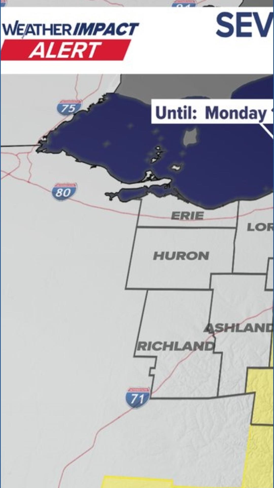 Severe Thunderstorm Watch issued for 10 Northeast Ohio counties | wkyc.com