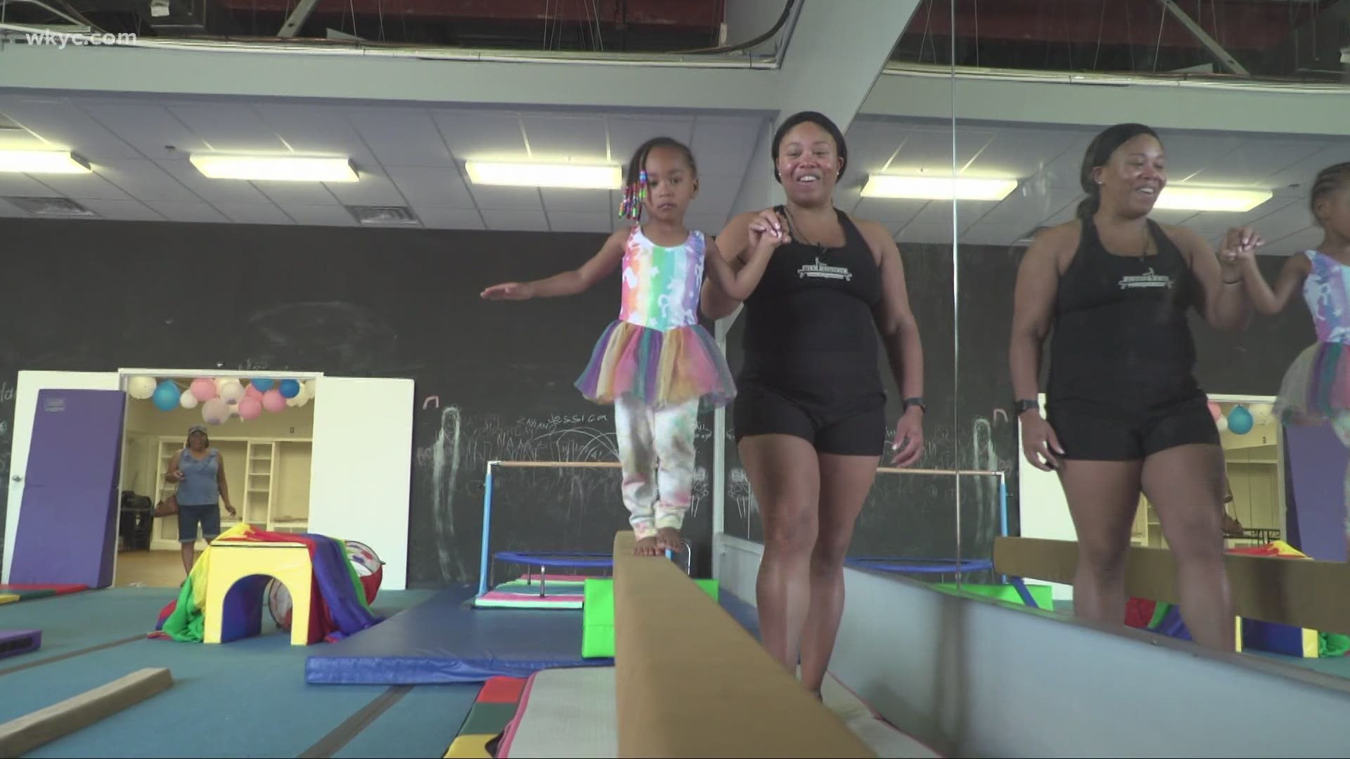A Northeast Ohio gym owner is helping little girls achieve their goals.
