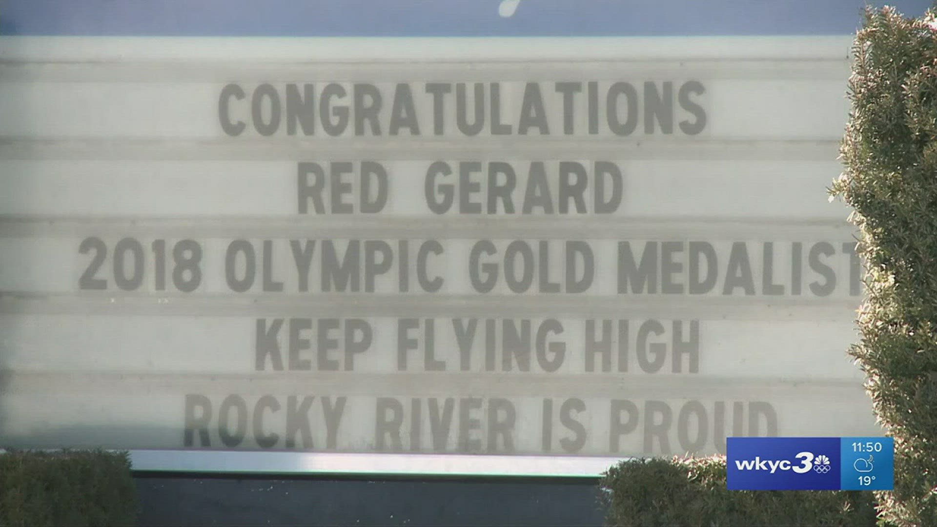 Olympic champion Red Gerard played hockey in Rocky River
