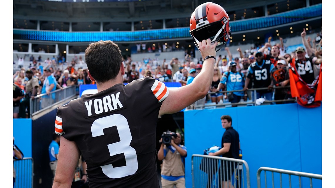 Browns rookie kicker Cade York taking early success in stride