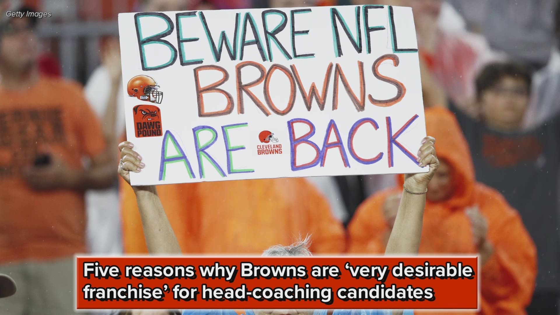Here are five reasons why the Cleveland Browns are a ‘very desirable franchise’ for head-coaching candidates.