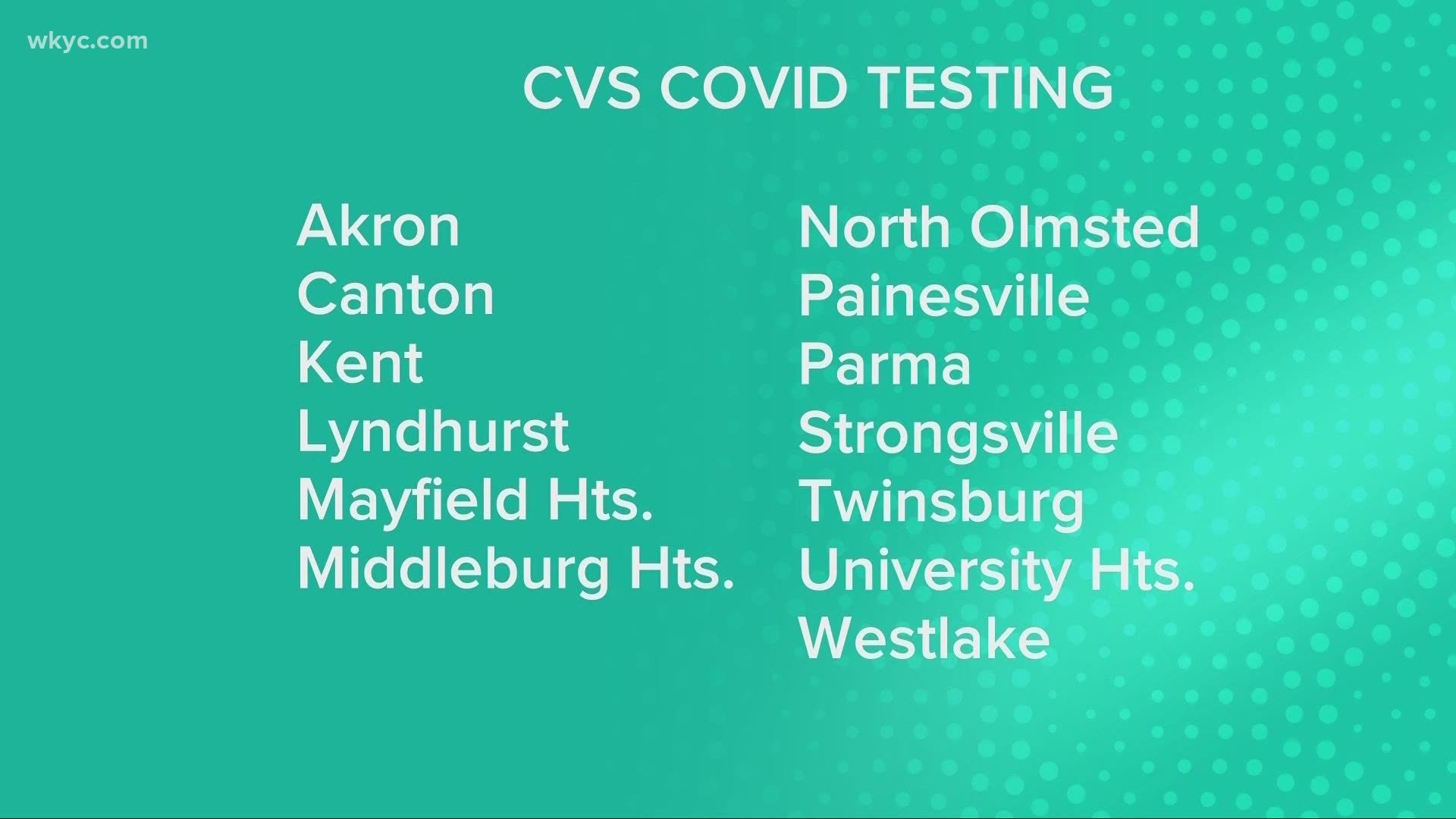 Cvs To Open 34 Covid 19 Testing Locations In Ohio Including 13 In Greater Cleveland Wkyc Com