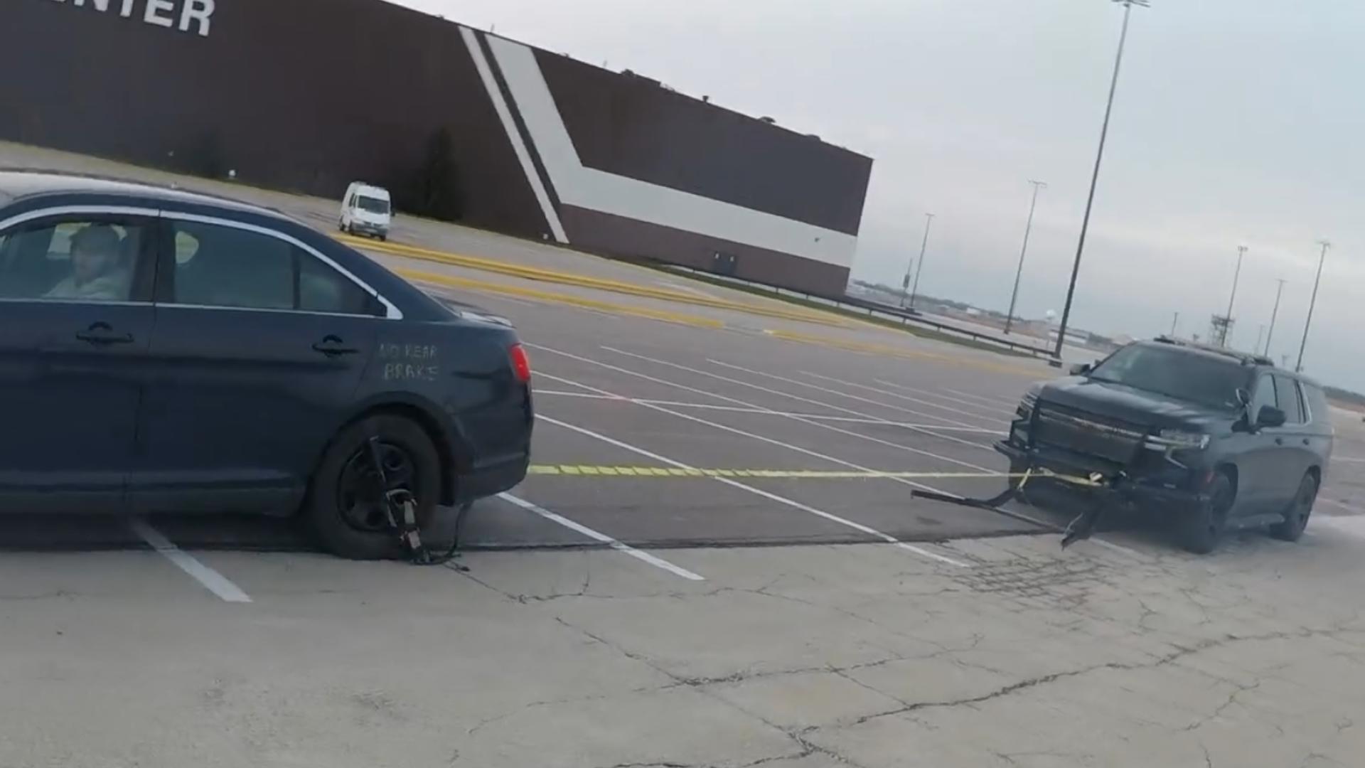 A spokesperson for Grappler says Garfield Heights and Parma are the first two departments in the state to be equipped with the vehicle pursuit tools.