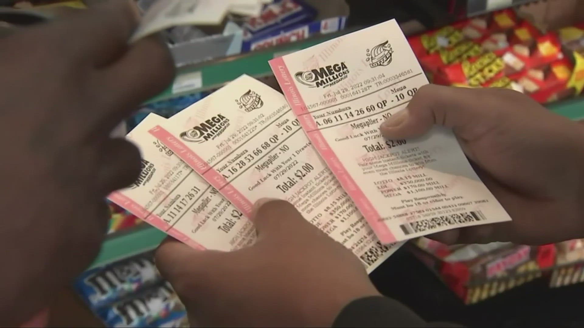 Check your tickets! A lucky Mega Millions lottery ticket worth $1 million was sold at a Circle K in Berea for the drawing on April 18, 2023.