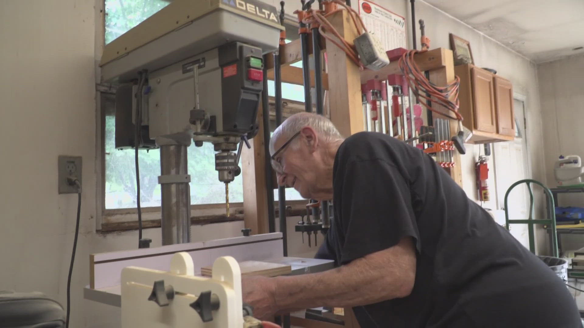 After a 40-year career at Goodyear, Cuyahoga Falls resident Frank Mungo now spends his days sharing his talent.
