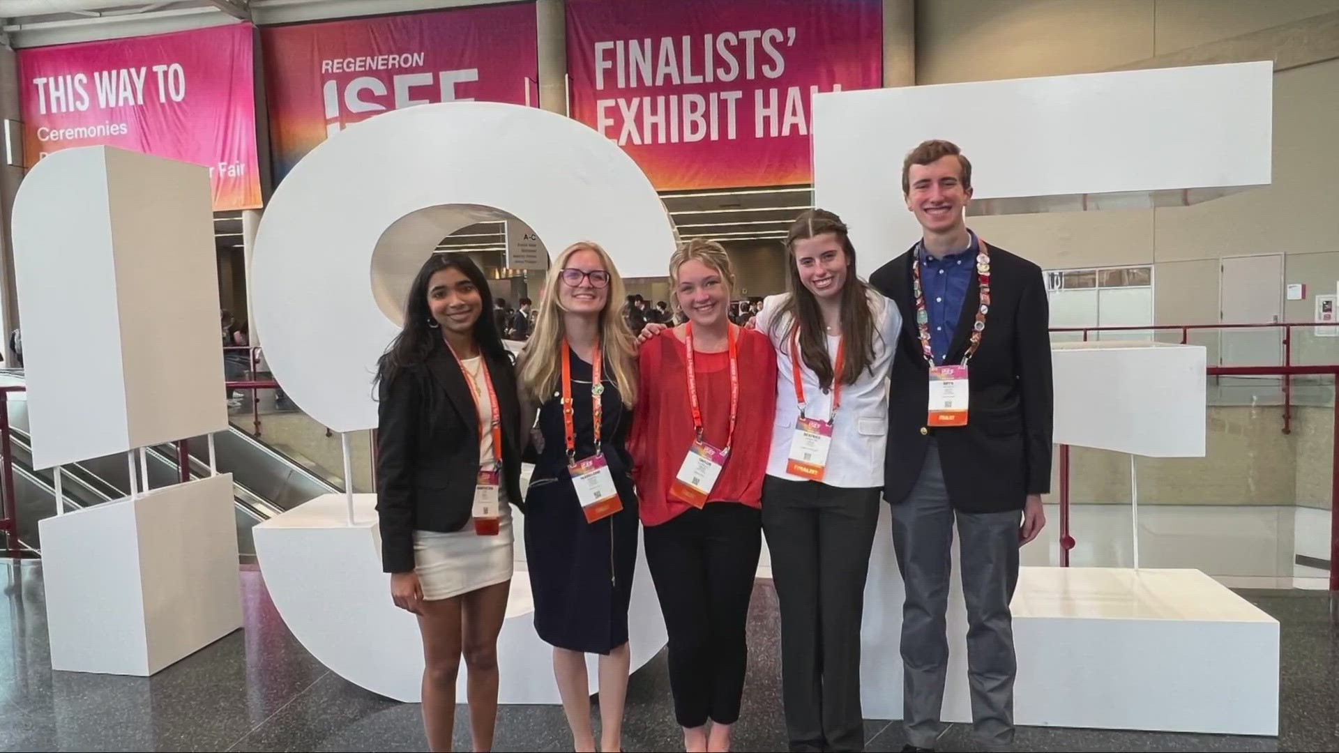 In April, 5 area students competed in the Regeneron International Science and Engineering Fair in Dallas, Texas.