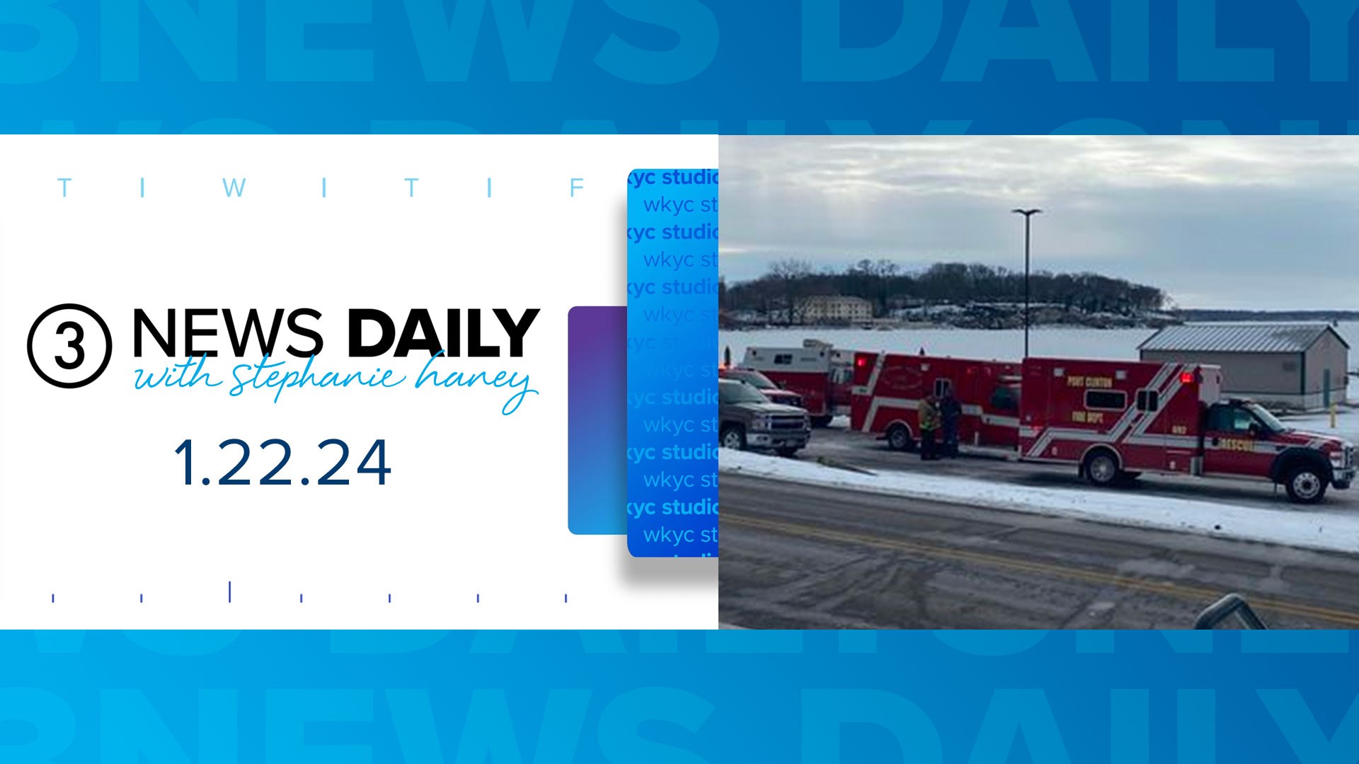 21 people rescued from ice floe on Lake Erie at Catawba Island State Park, and more on 3News Daily on Jan. 22, 2024