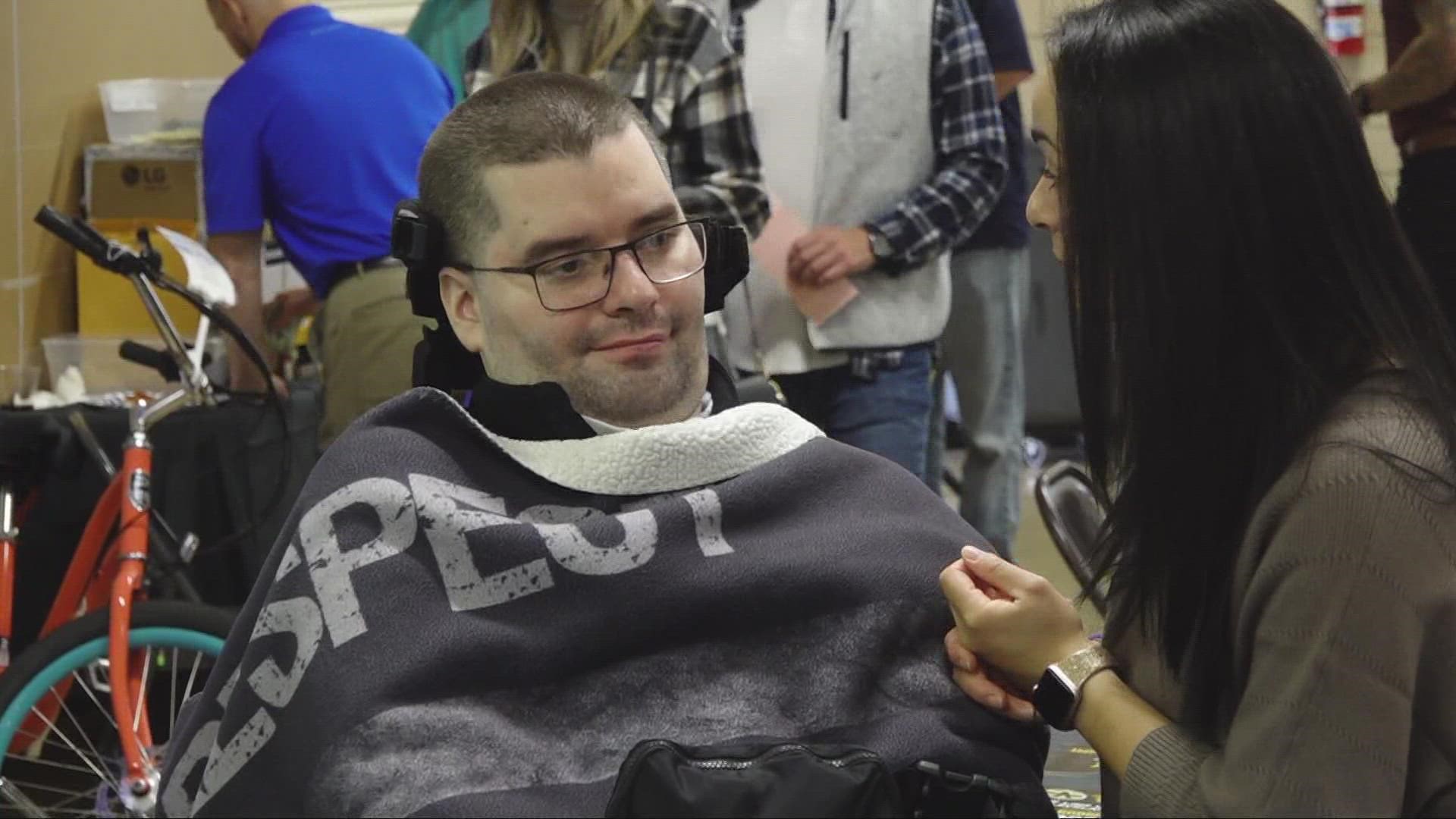 Hundreds of people showed up to a fundraiser the goal: $50,000 for potentially life-changing surgery.