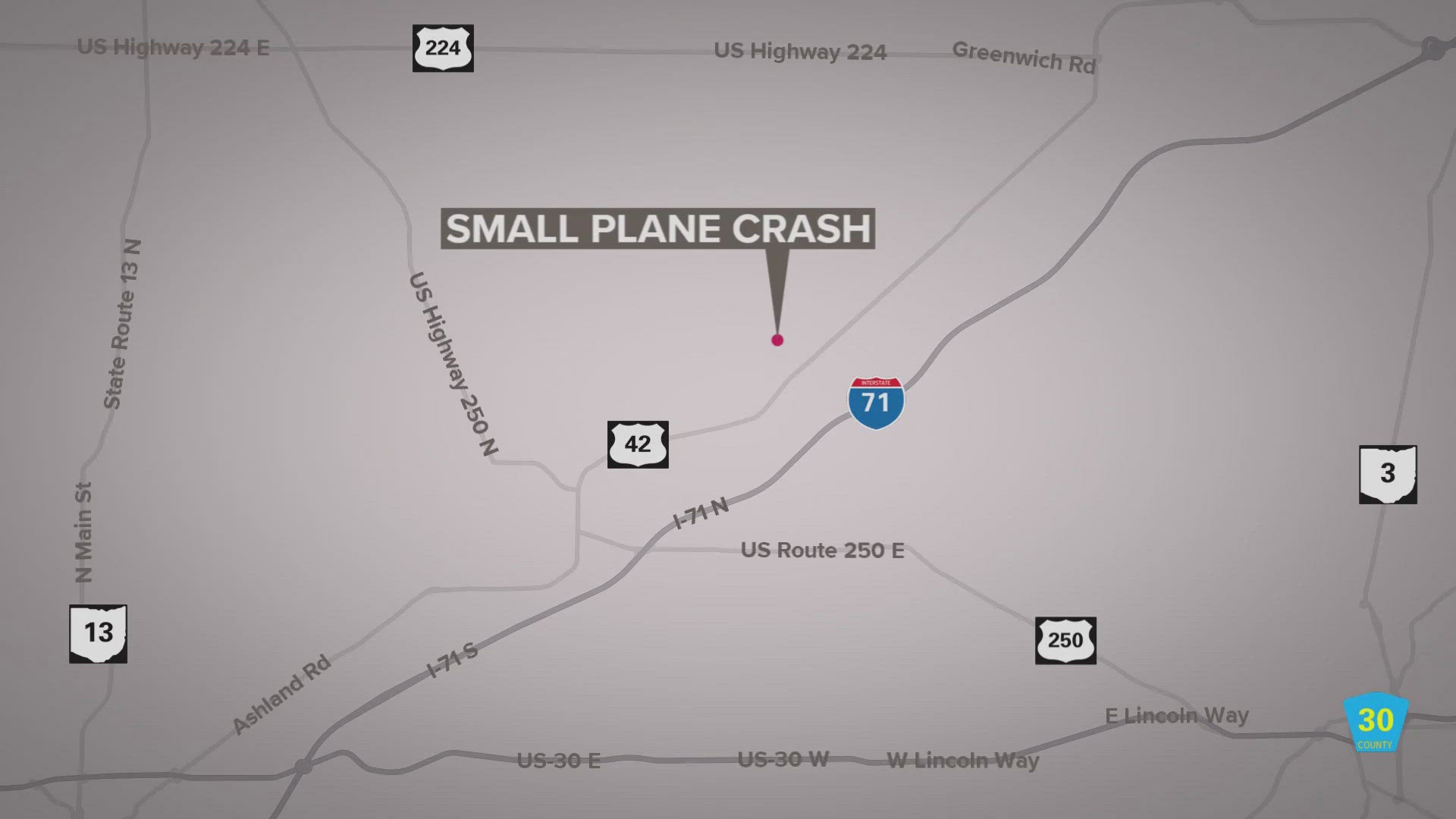 Officials confirm the single-engine aircraft went down in Jackson Township just before 7:45 p.m. At least one person was killed.