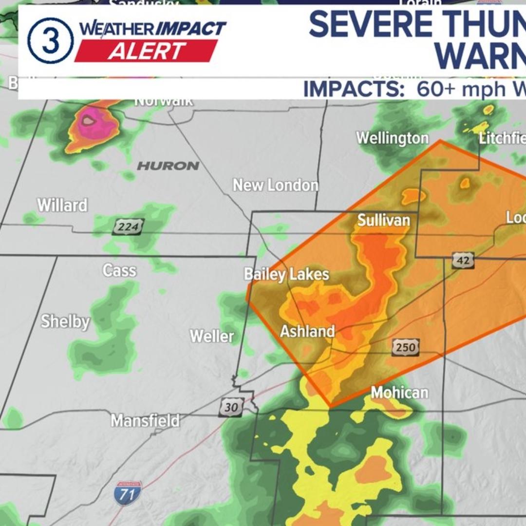 NWS issues Severe Thunderstorm Warning for NE Ohio counties | wkyc.com