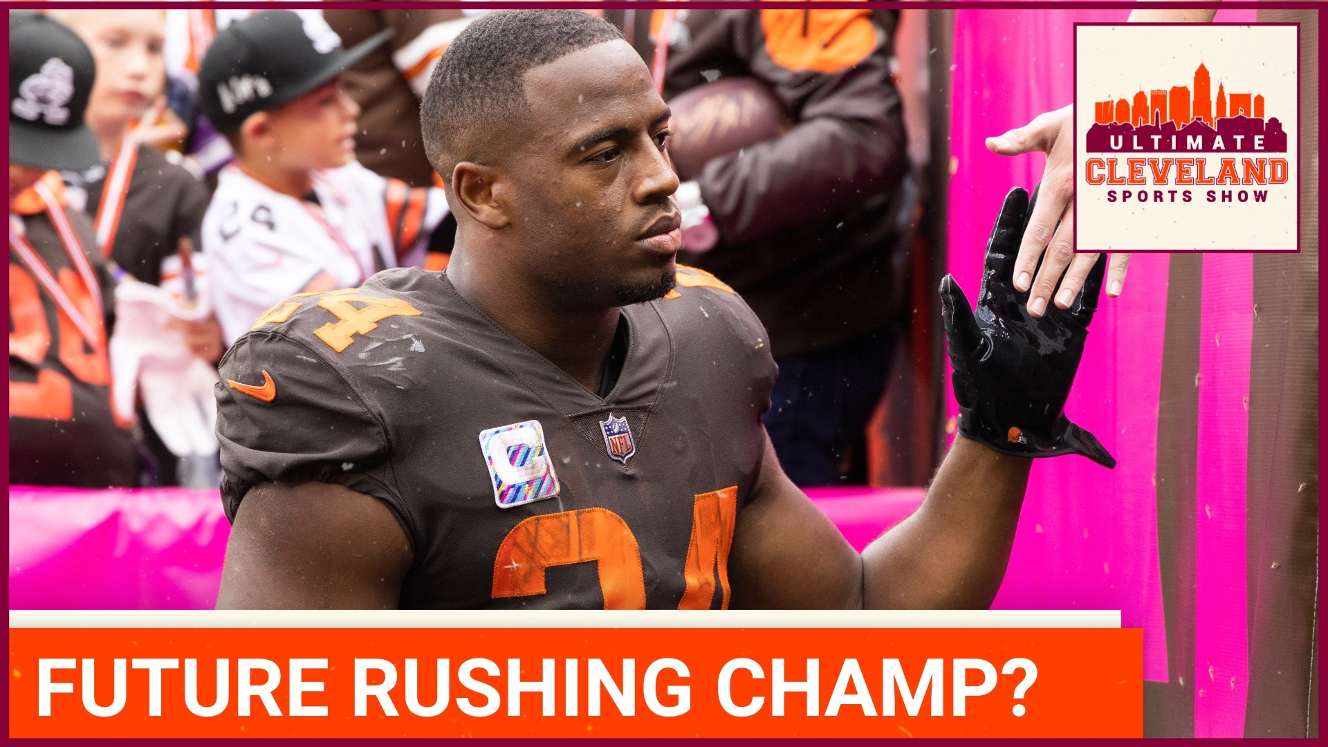 Nick Chubb looks like a FUTURE RUSHING CHAMPION. Can he outrush the New  England Patriots by himself?