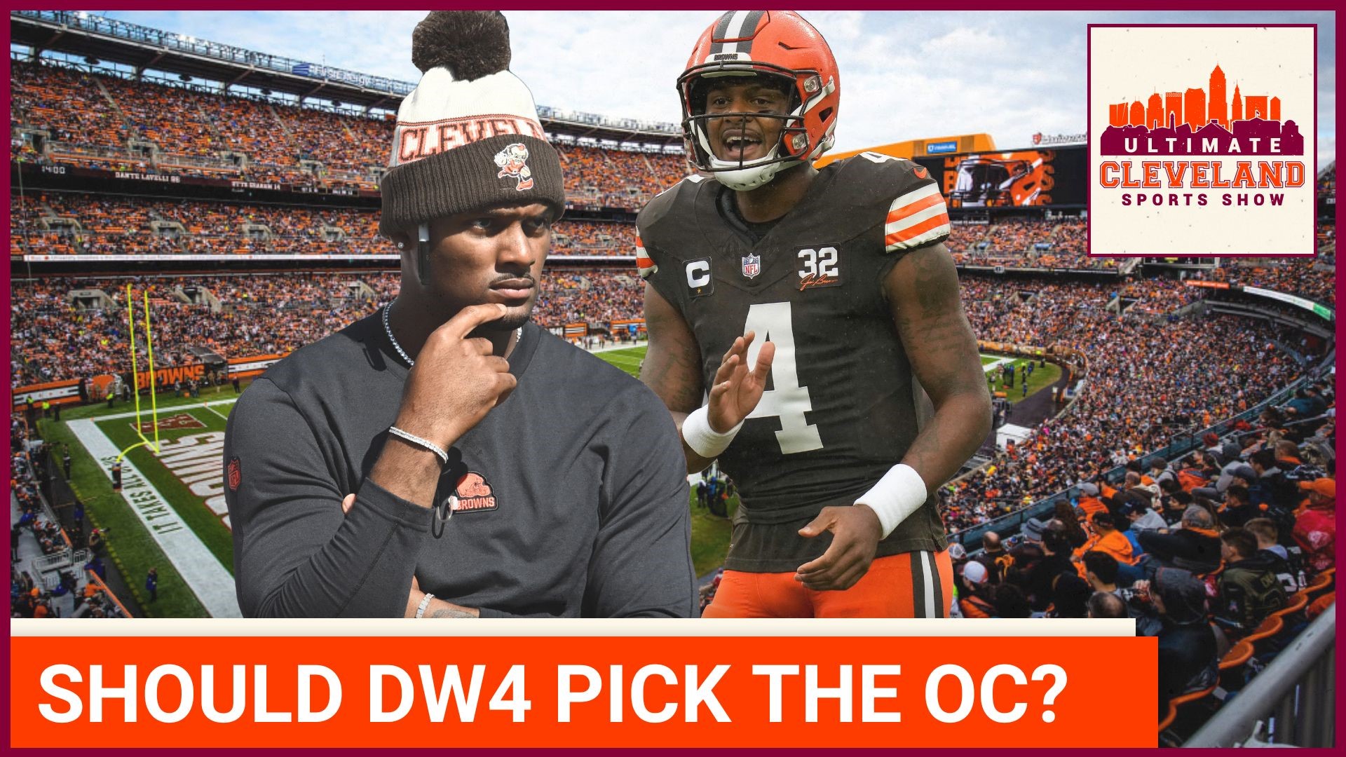 The Cleveland Browns are searching for a new OC | Should Deshaun Watson be able to make the final decision?