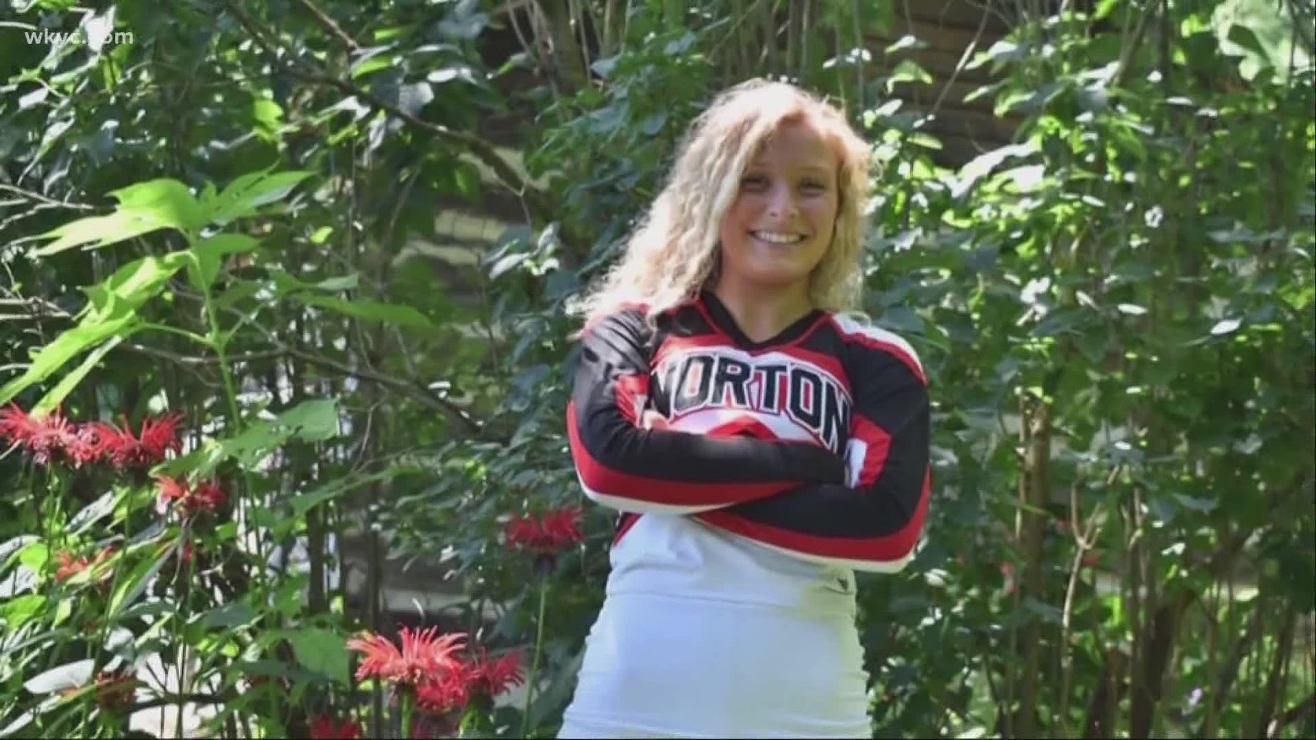Preview Norton Cheerleader Who Collapsed At Homecoming Stands For First Time Since Surgery 
