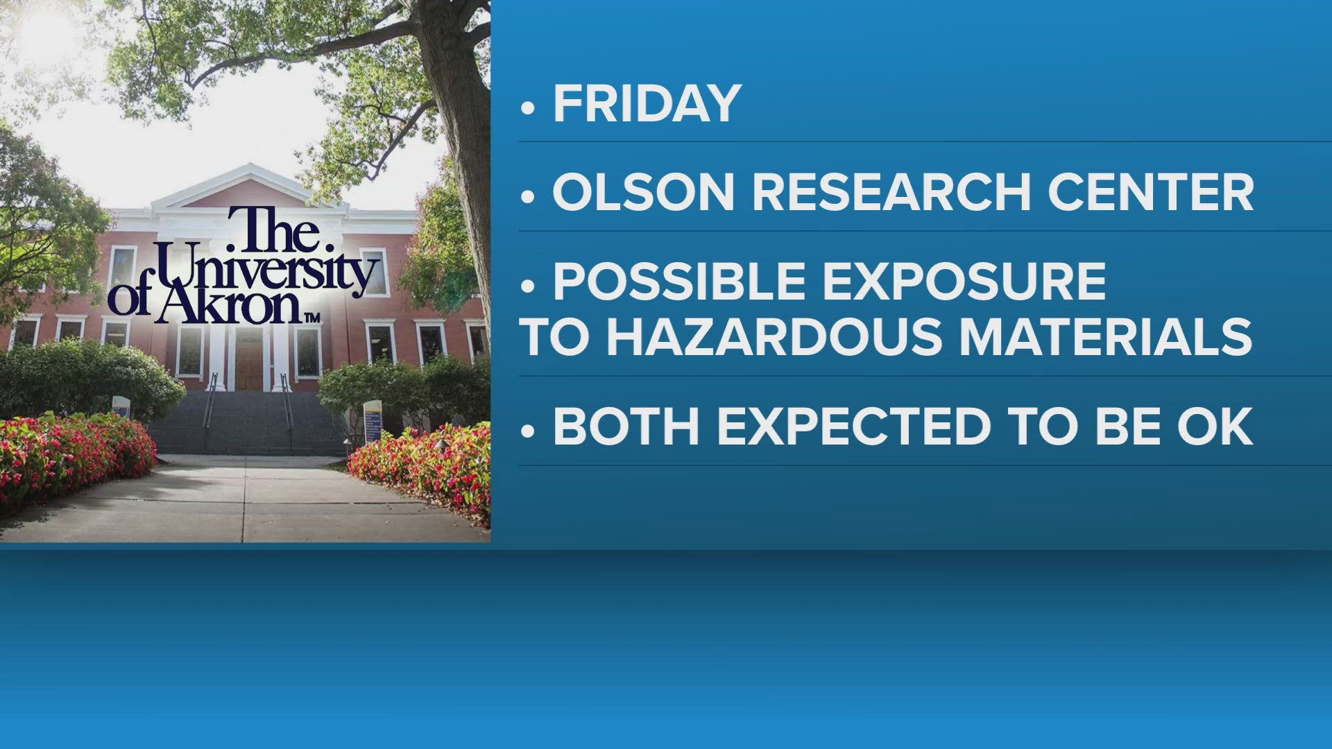 Research Department Example 2 hospitalized for evaluation after brief fluorine leak at University ...