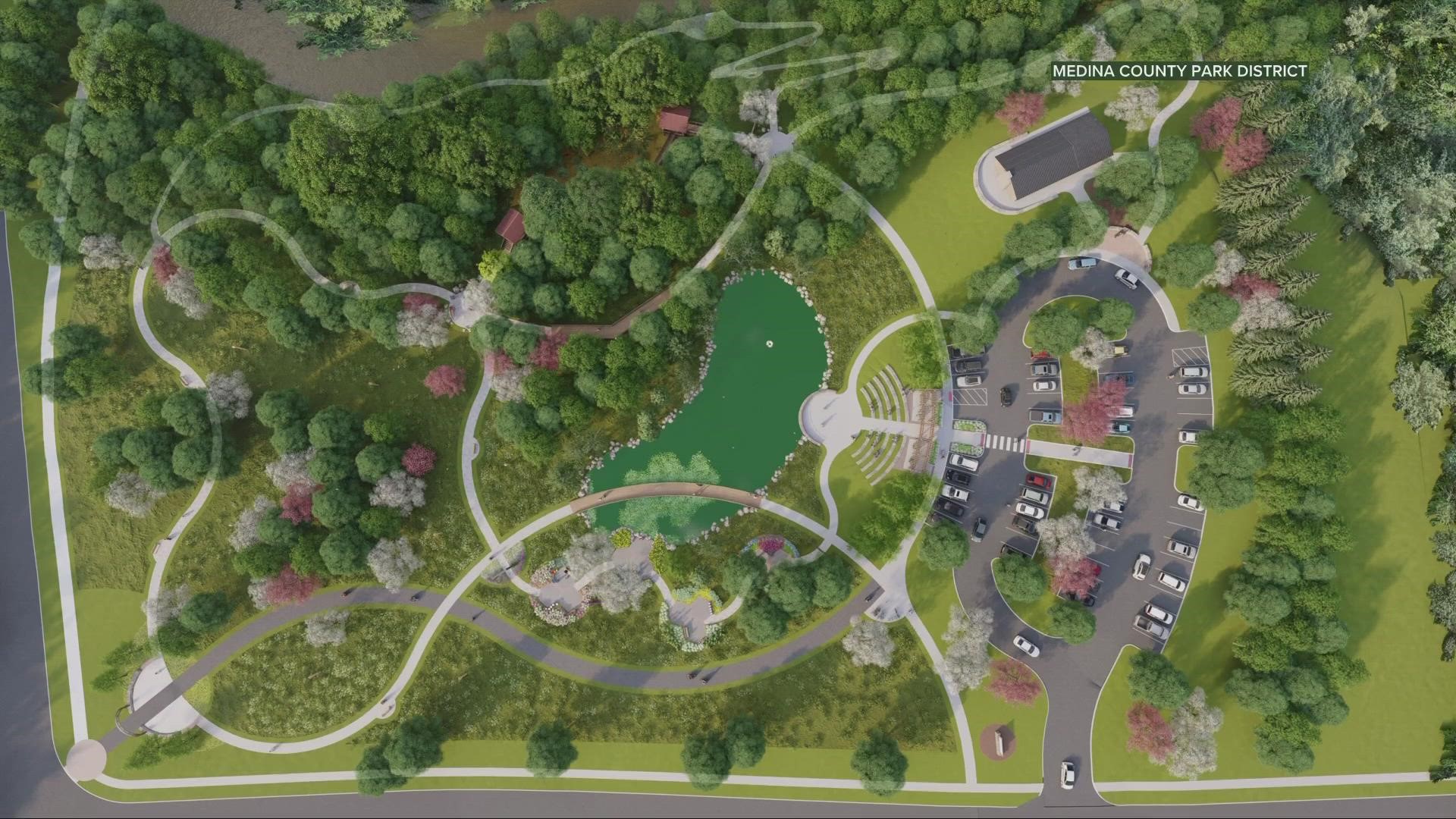 The Medina County Park District revealed plans for expansion in the area. Construction is set to begin in 2025.