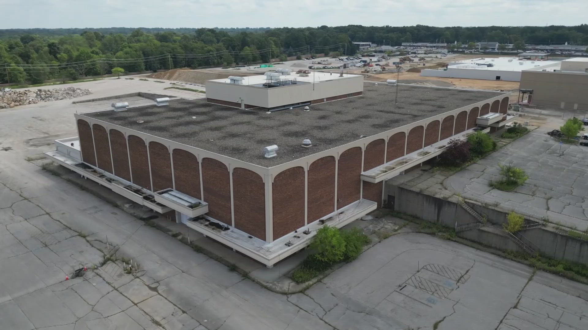 Last September, Richmond Town Square Mall was demolished. Now, progress is being made on a redevelopment that will include retail space and apartment units.