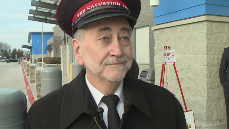 'Farewell kettle shift': Man ending 41 years of service with Salvation Army in Northeast Ohio