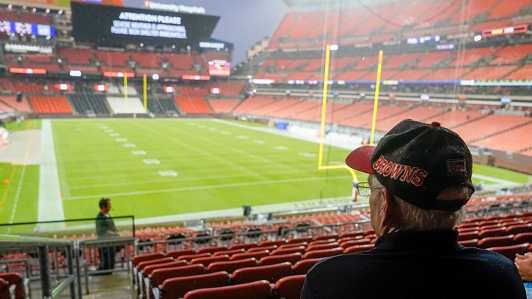 Section 122 at Cleveland Browns Stadium 