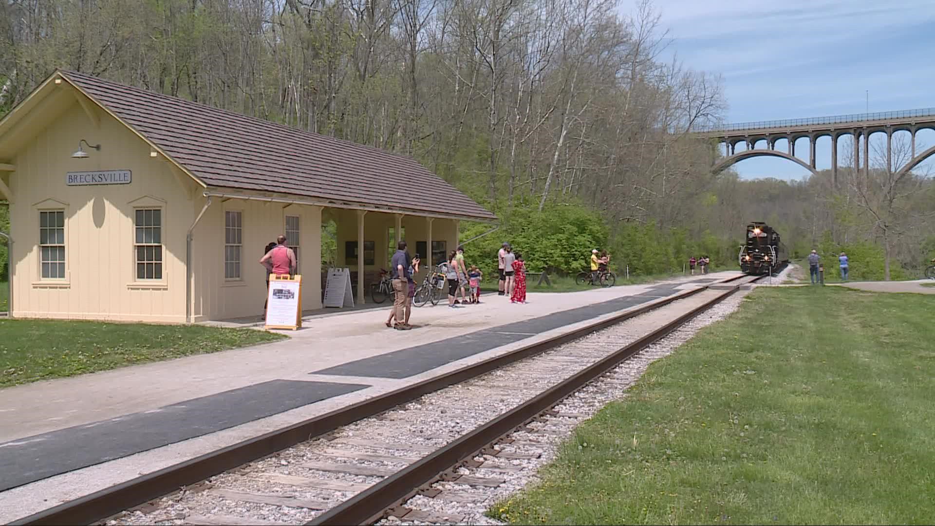 The National Park Service has closed portions of the tracks used by Cuyahoga Valley Scenic Railorad (CVSR) due to significant erosion from the Cuyahoga River.