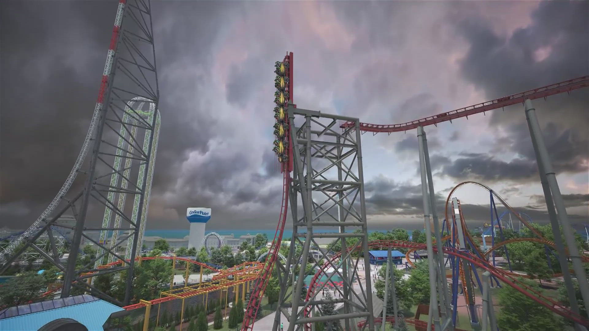 Siren’s Curse, which will be located across from the Iron Dragon coaster, is described as the tallest, fastest and longest tilt roller coaster in North America.