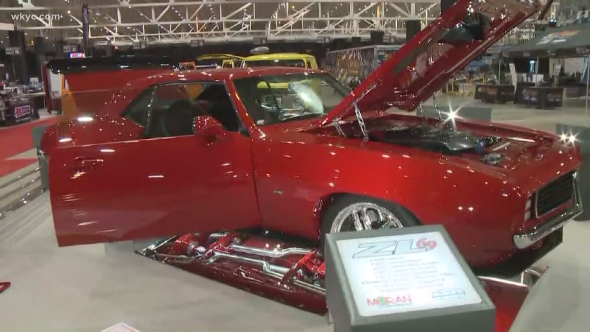 Lindsay talks to Claire Anter about the Piston Power Auto-Rama at the I-X Center.
