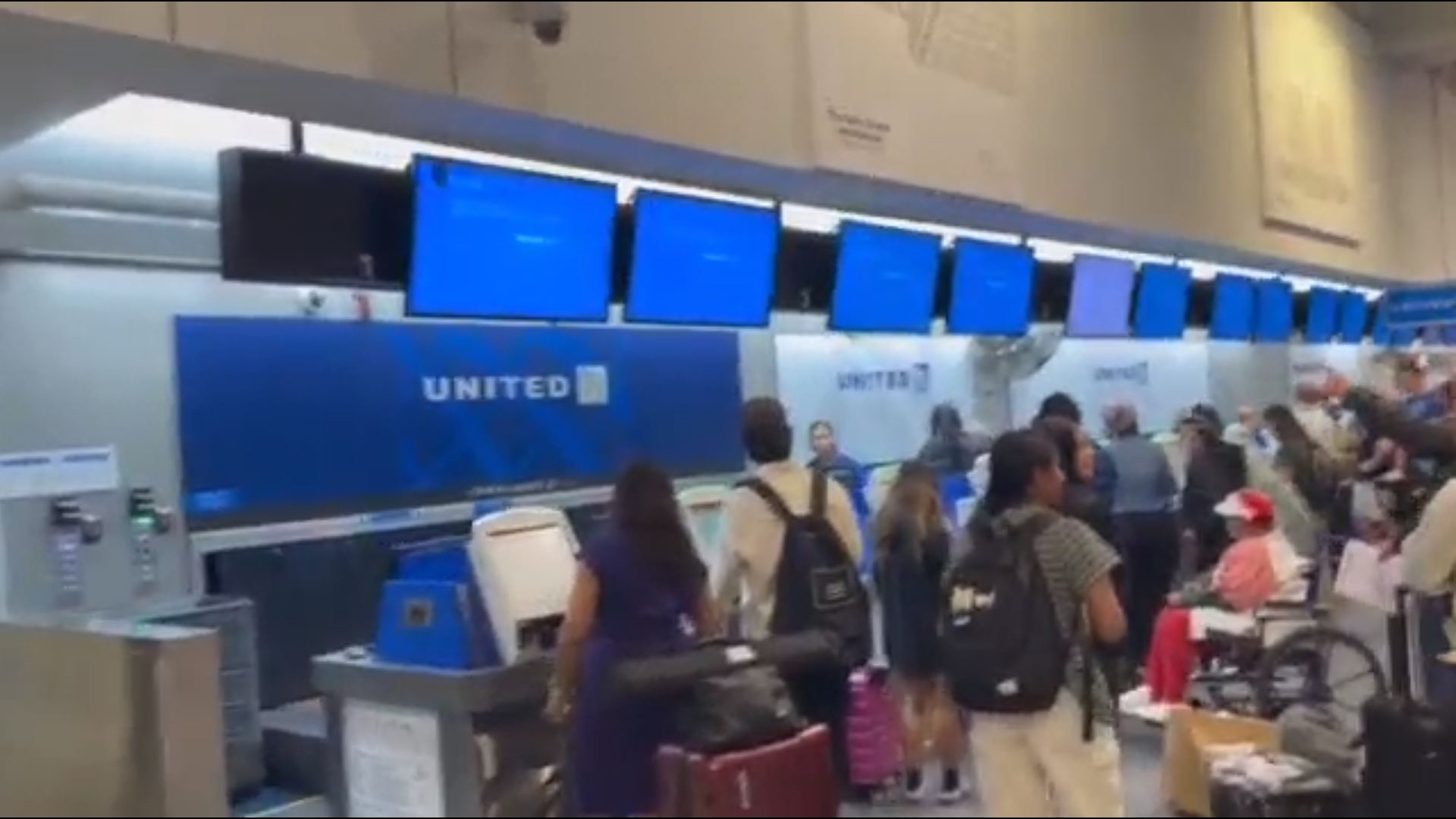 Flights have been impacted nationwide amid widespread outages involving airlines, banks and more.