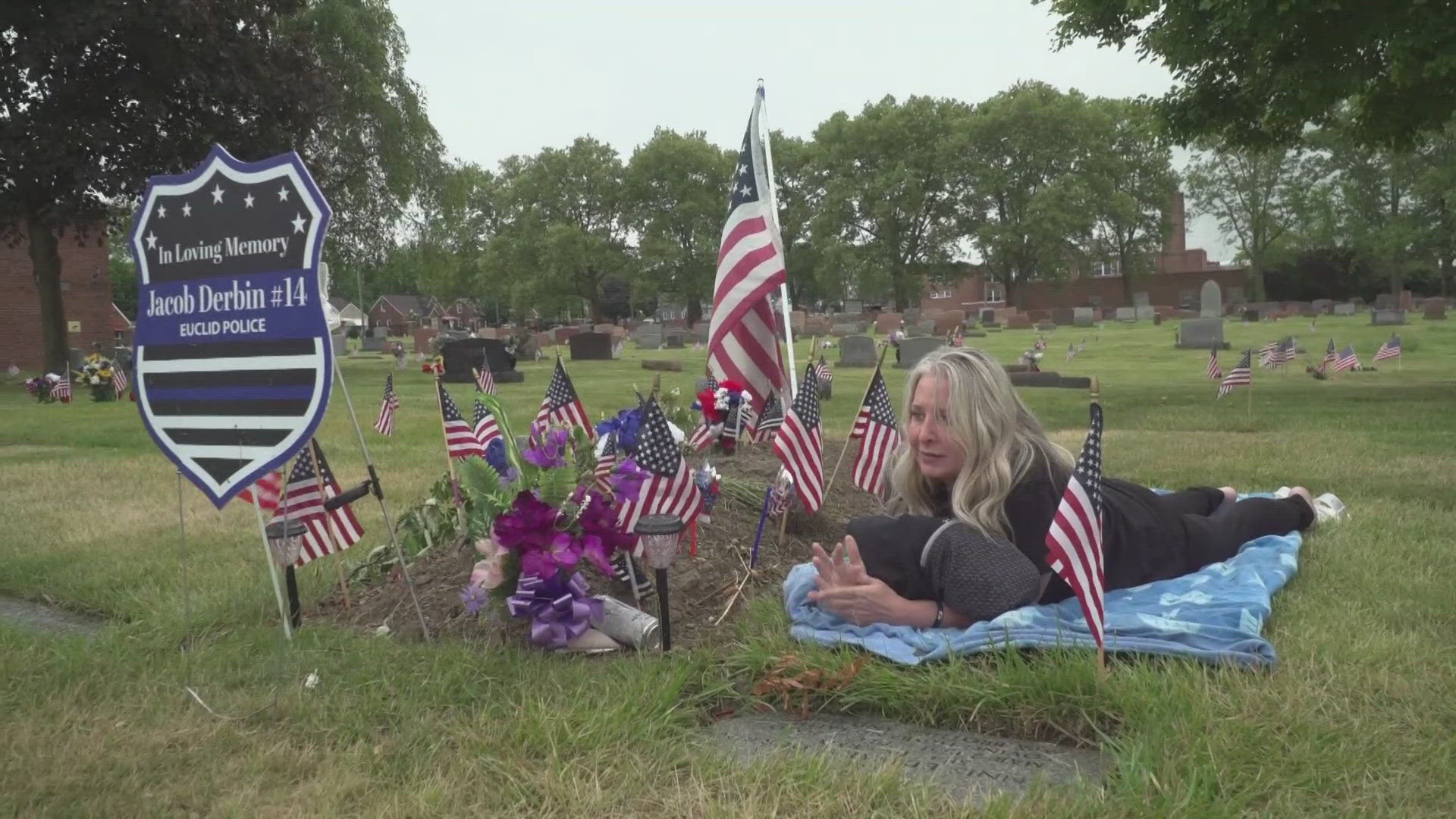Dawn Derbin has been living a nightmare since her son was killed in the line of duty. She's honoring his legacy by living the way he did. Lindsay Buckingham reports.