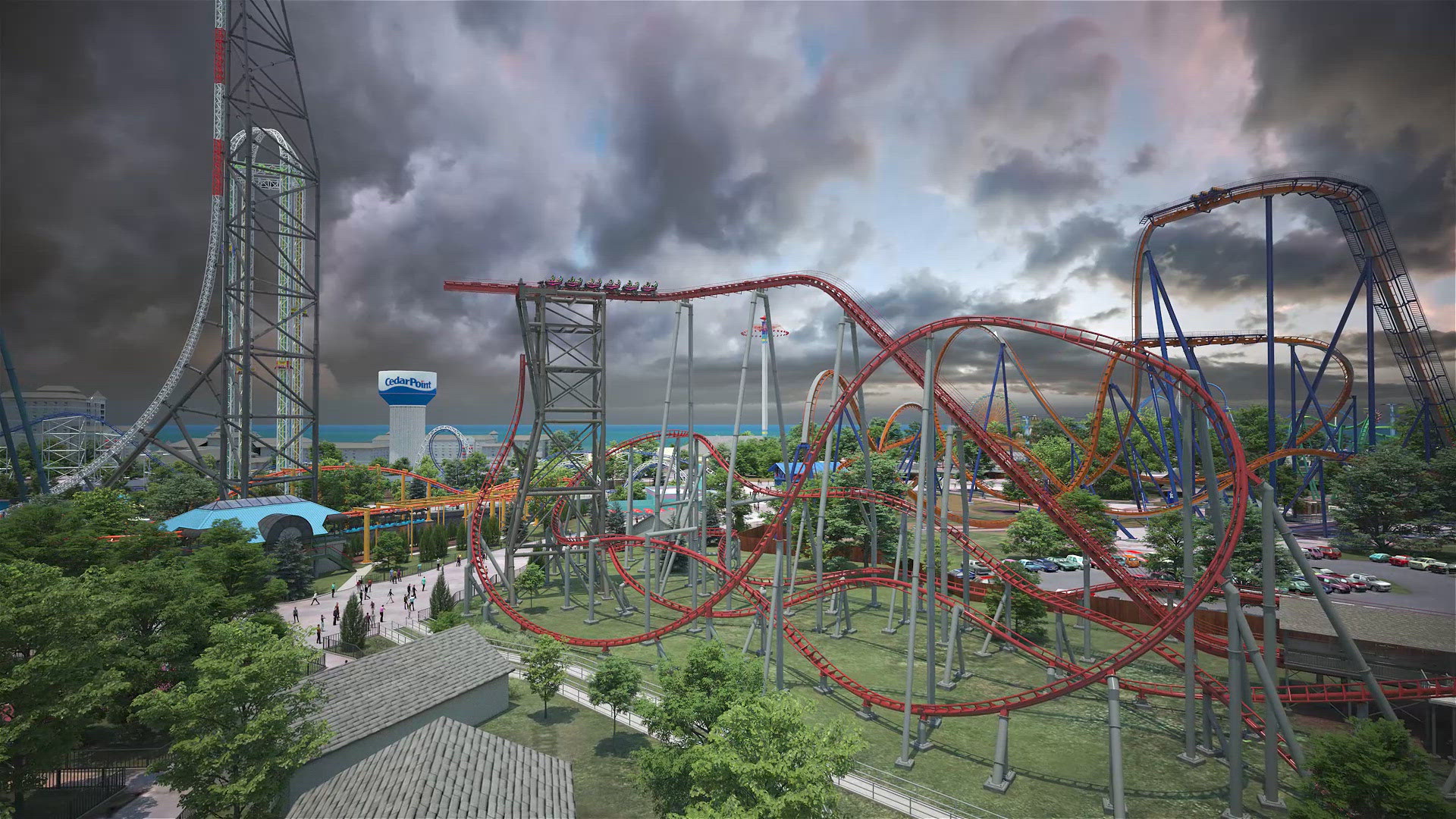 Cedar Point 2025 announcement Siren's Curse roller coaster video