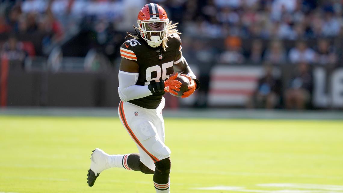 Browns TE David Njoku will play Sunday against Commanders | wkyc.com