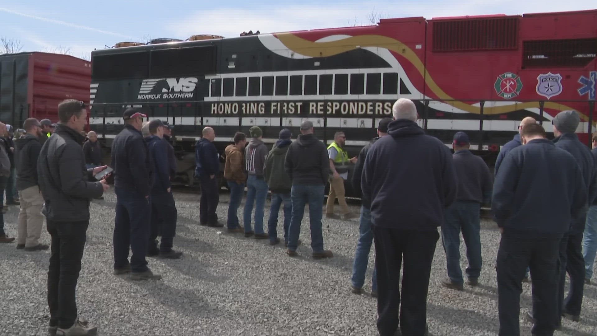 The training program will educate more than 350 first responders over the next two weeks.