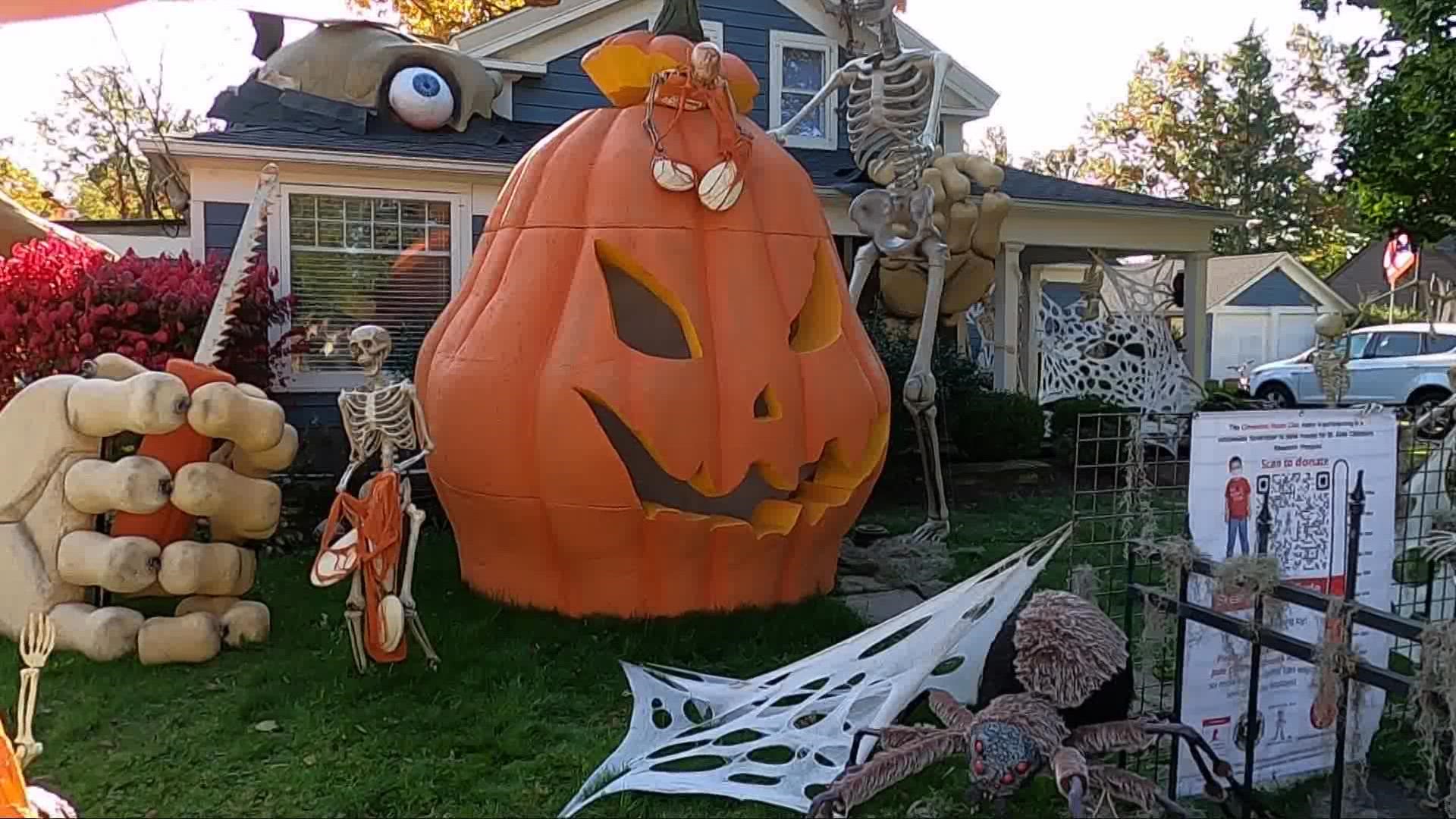 Olmsted Falls skeleton house New scares for Halloween 2022