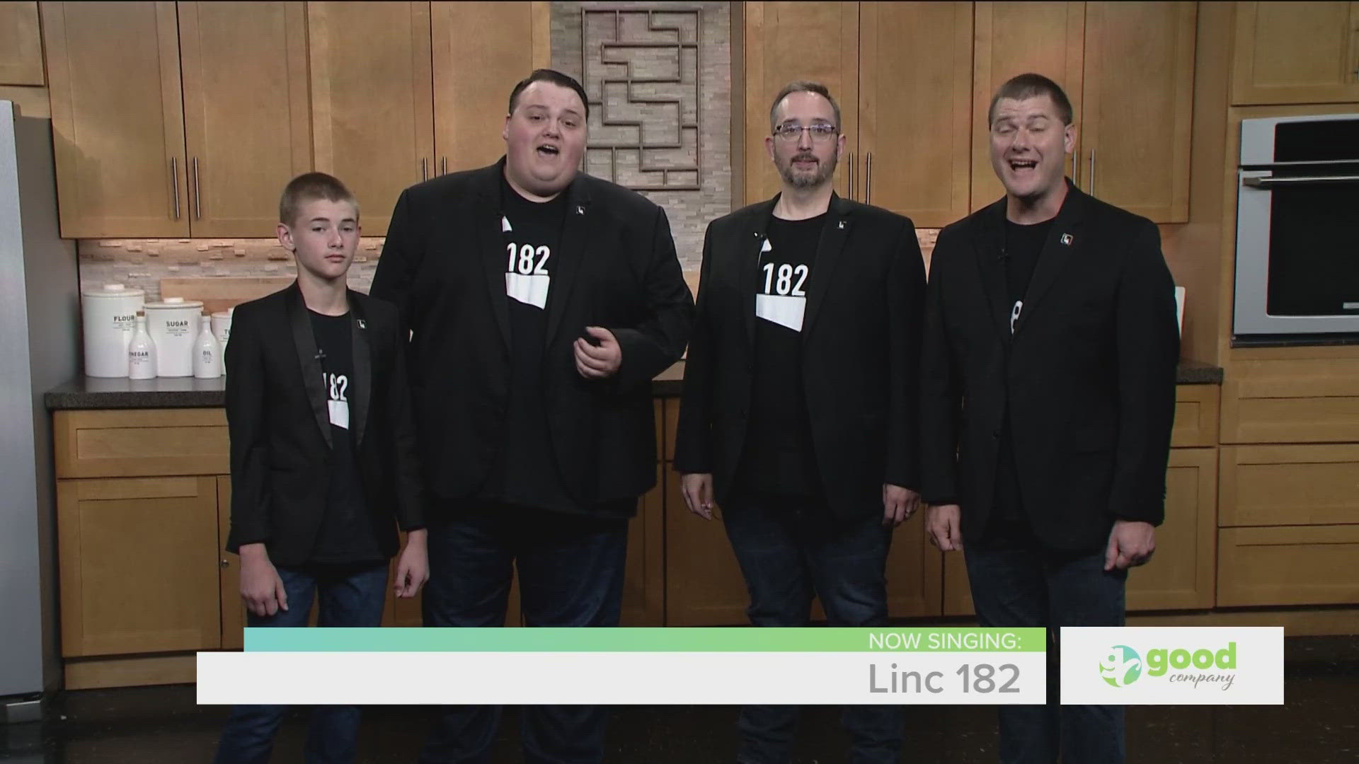 Katherine talks with Lincoln Beutel, Evan Patrick, Tim Beutel and Ben Light about their Barbershop Quartet, Linc 182, and why they're in town this week!