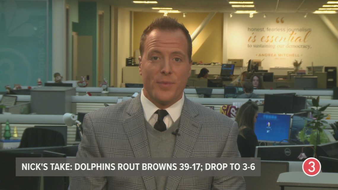 Nick's Take: Dolphins rout Browns 39-17; Cleveland Browns drop to