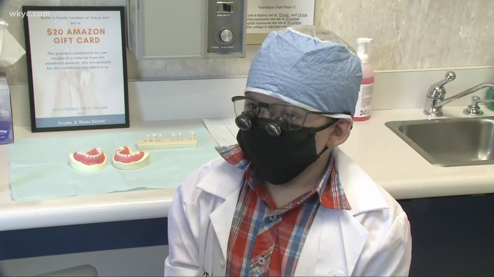 A 7-year-old boy from North Ridgeville has always had a dream, to be a dentist. After he was diagnosed with neuroblastoma, one organization decided to step up.