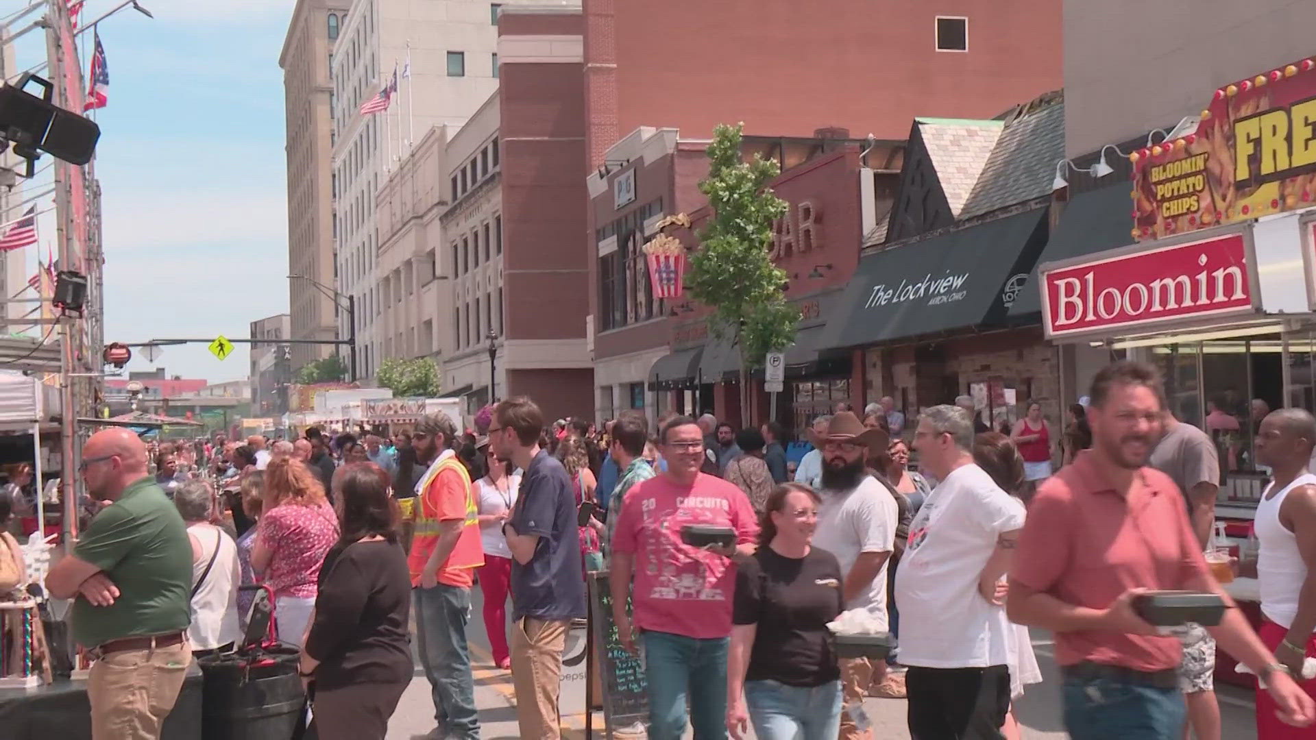 Rib, White and Blue Festival kicks off in Akron