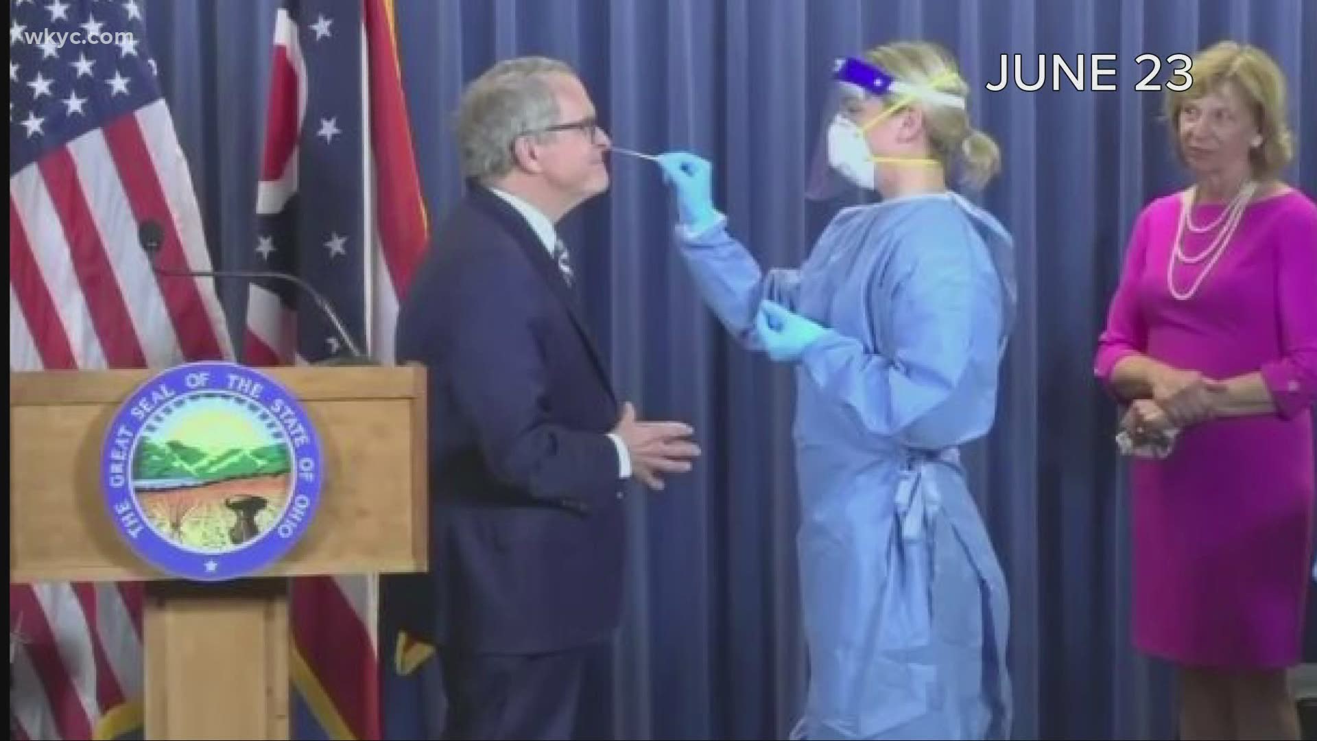 How did one test show Ohio Gov. Mike DeWine was positive for COVID-19, and another a few hours later show he was negative? Here's what we know about the tests.