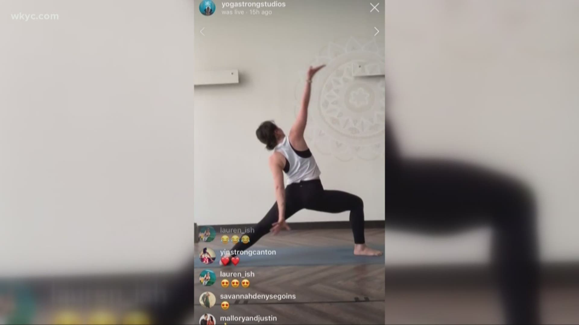 Are you still trying to get exercise even though you can't get into the gyms? There are plenty of live streaming exercise and yoga classes available right now.