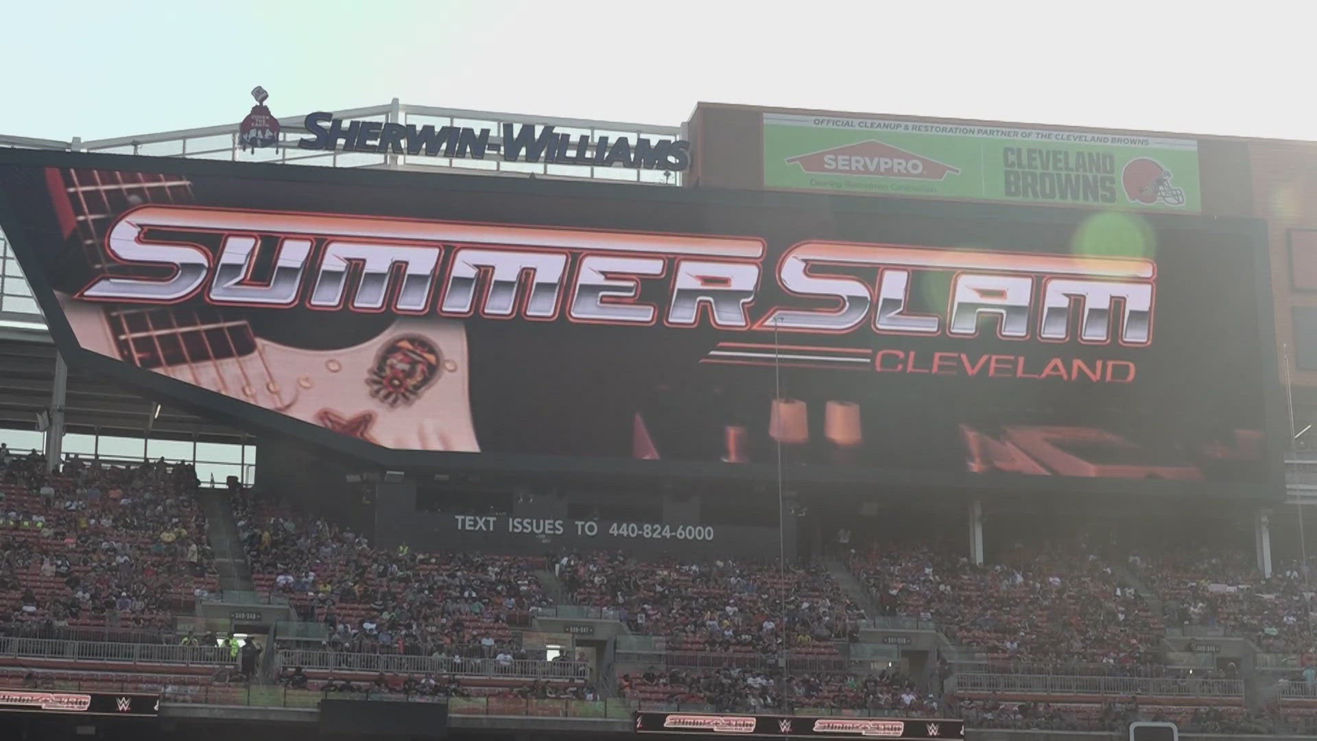 From the diamond to the ring: WWE Summerslam, Cleveland Guardians game ...