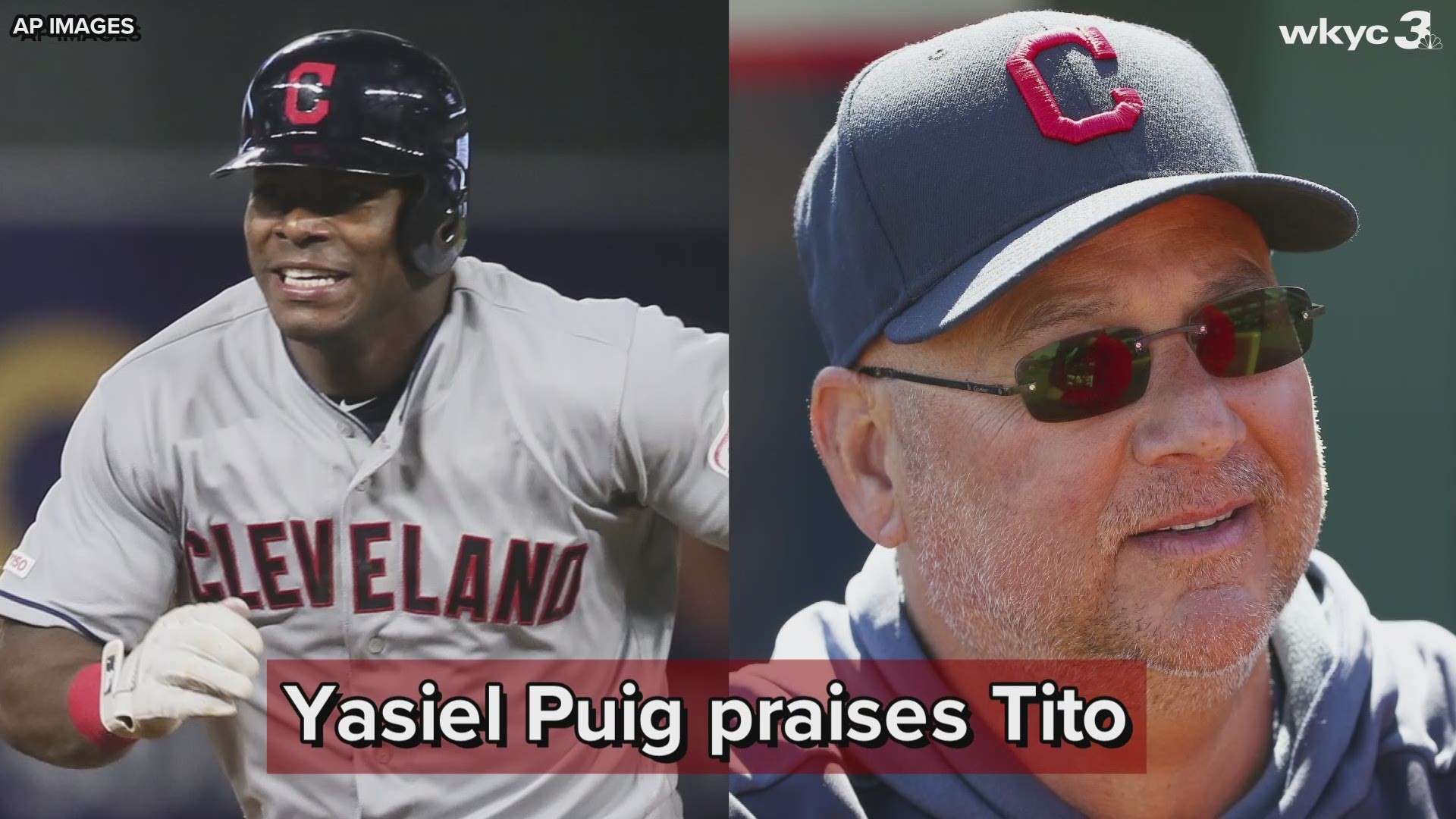 Speaking to the MLB Network, Yasiel Puig said that Cleveland Indians manager Terry Francona is the best manager he's ever played for.