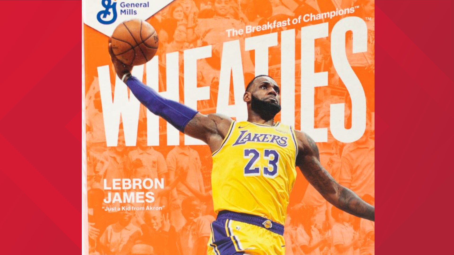 Oct. 7, 2020: The breakfast of champions is honoring Akron, Ohio, in a big way. LeBron James and I PROMISE School students are on the next Wheaties box.