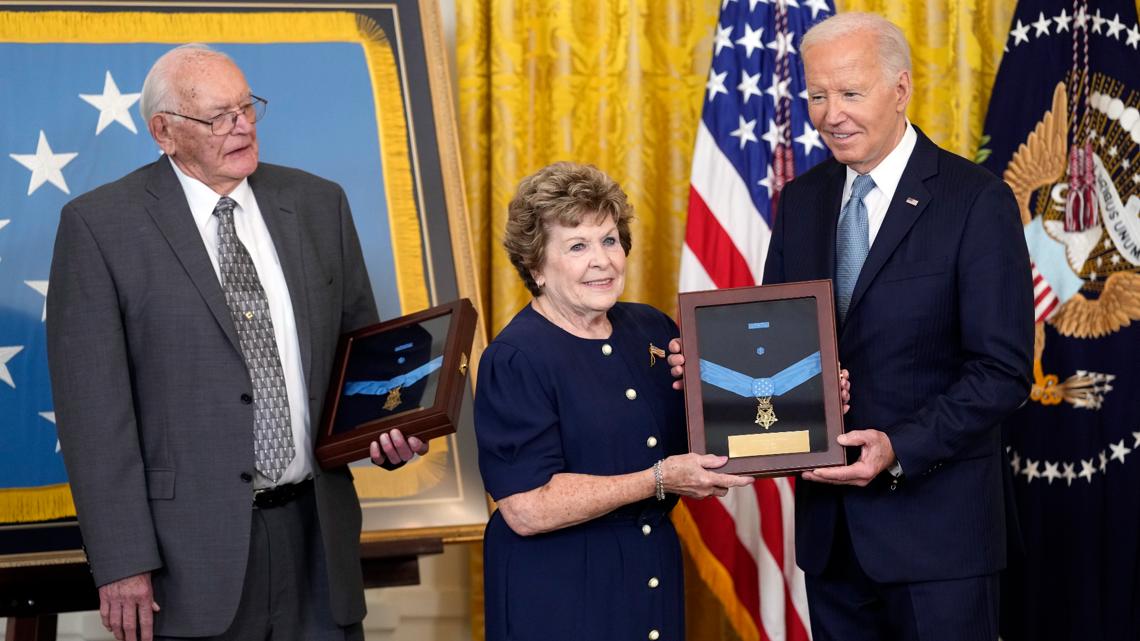 President Biden bestows Medal of Honor on Ohio Civil War veterans ...