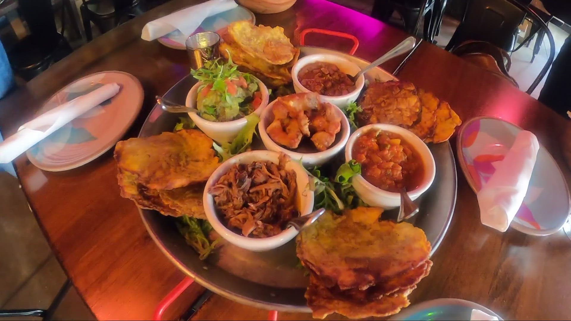 Lydia Esparra visits a Lakewood restaurant that takes you around the world of Latino food.