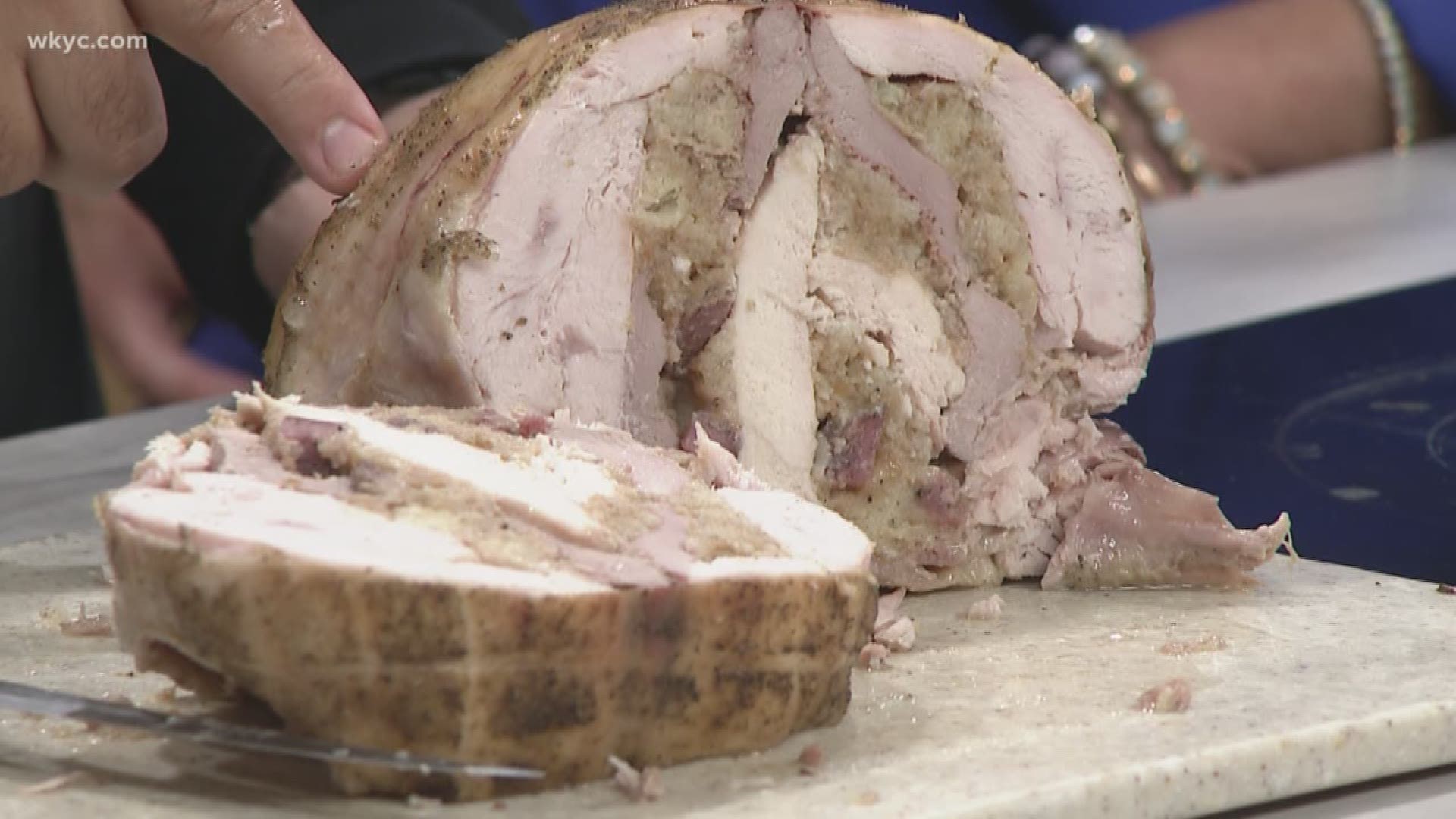 Nov. 16, 2018: Members of our team try turducken for the first time ever thanks to Catullo Prime Meats.