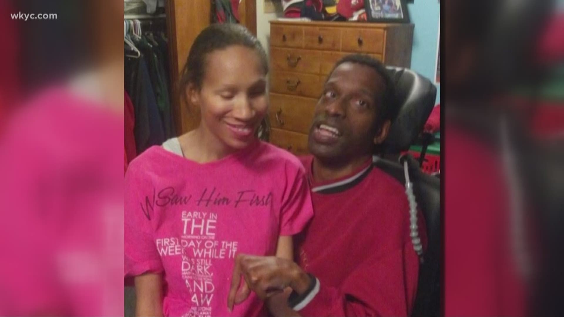 Couple with cerebral palsy ties the knot