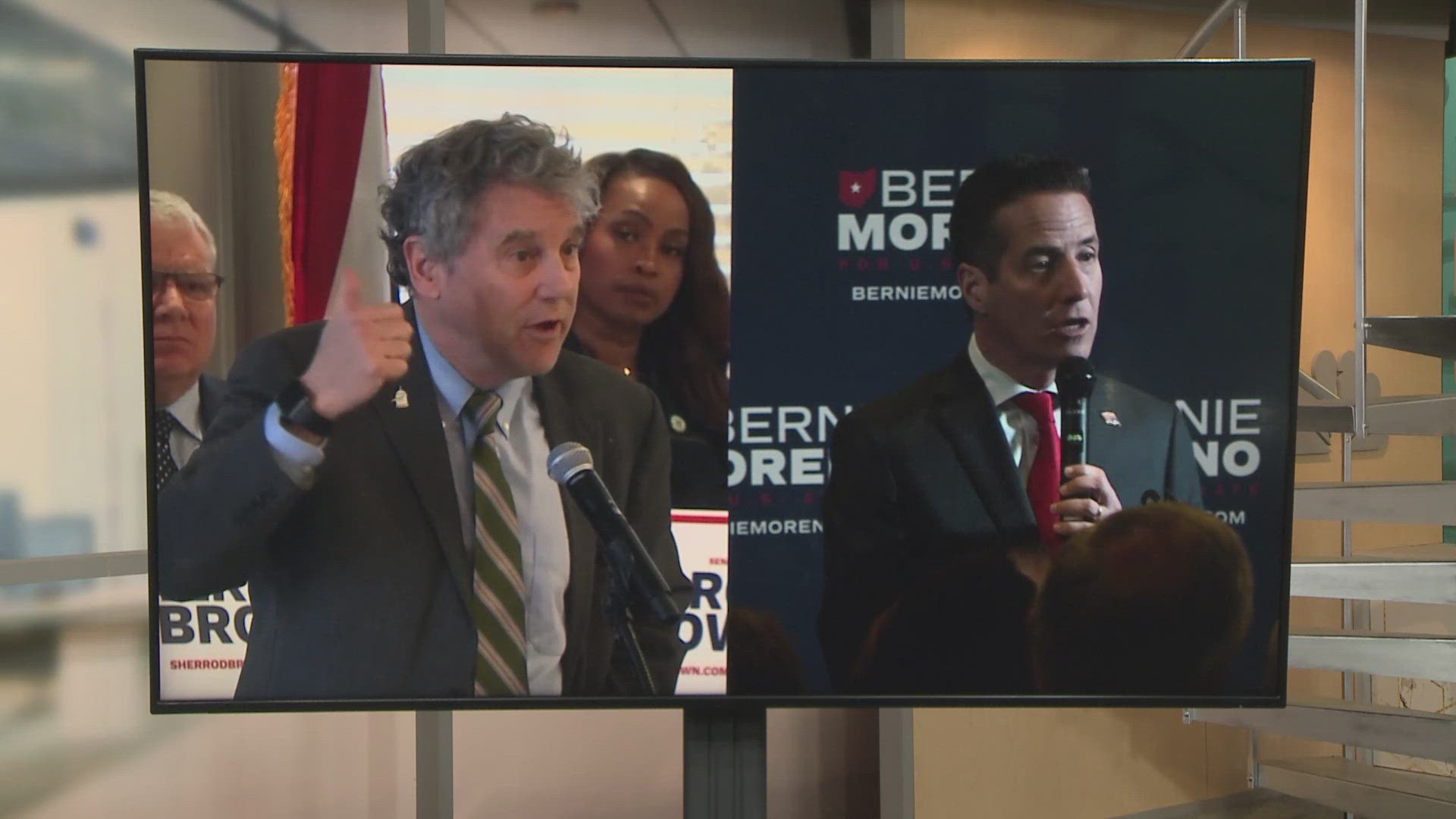 Ohio voters will decide whether to elect Republican Bernie Moreno or incumbent Democrat Sherrod Brown to the U.S. Senate in the Nov. 5 general election.