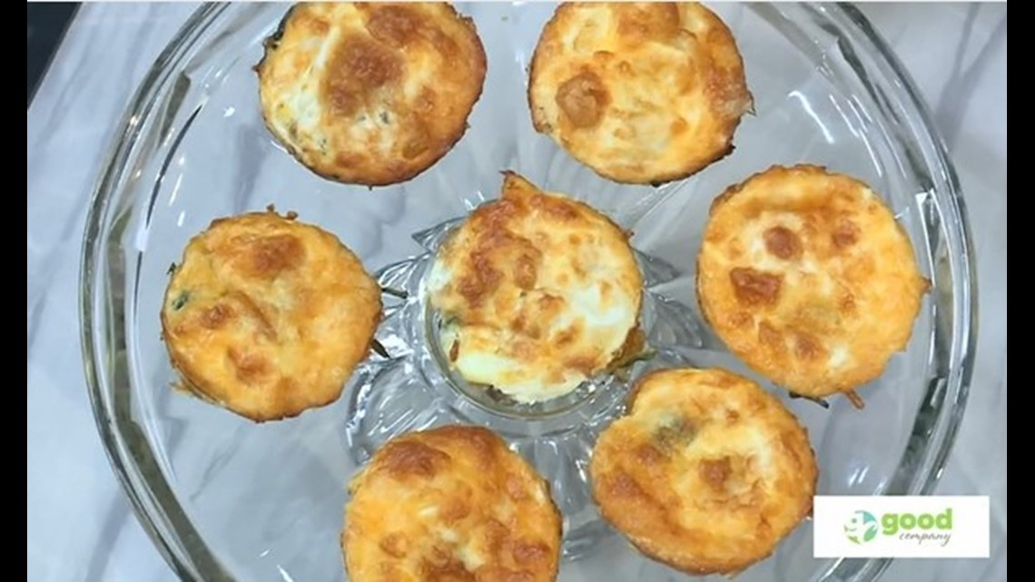 Mushroom and Spinach Egg White Bites