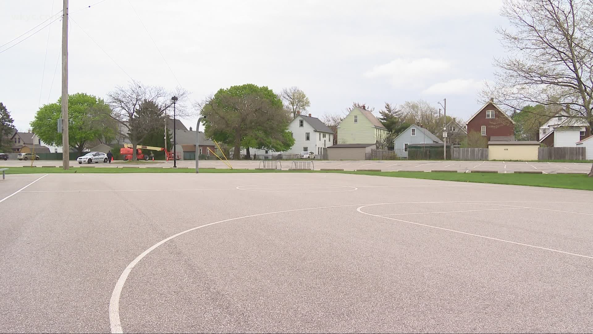 Basketball hoops at Madison Park are temporarily taken down, according to Lakewood’s mayor and police chief. The move comes after two separate shooting incidents.