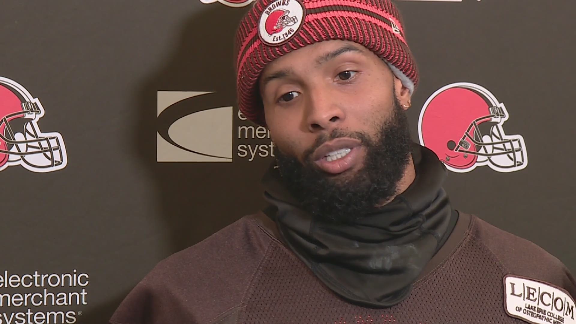 "I think people just want to see me break," Browns receiver Odell Beckham Jr. said.