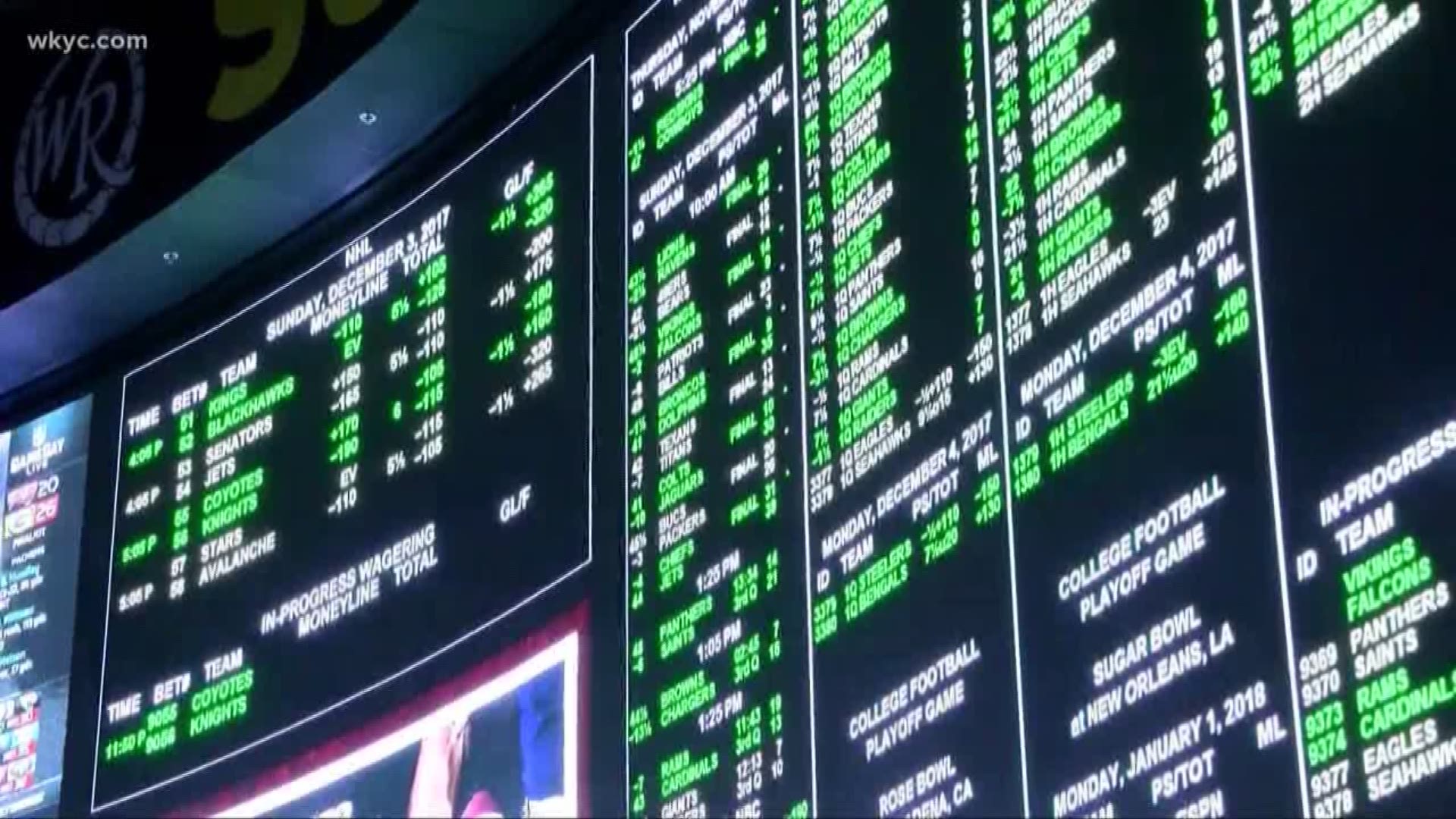 Bill to make sports gambling legal introduced
