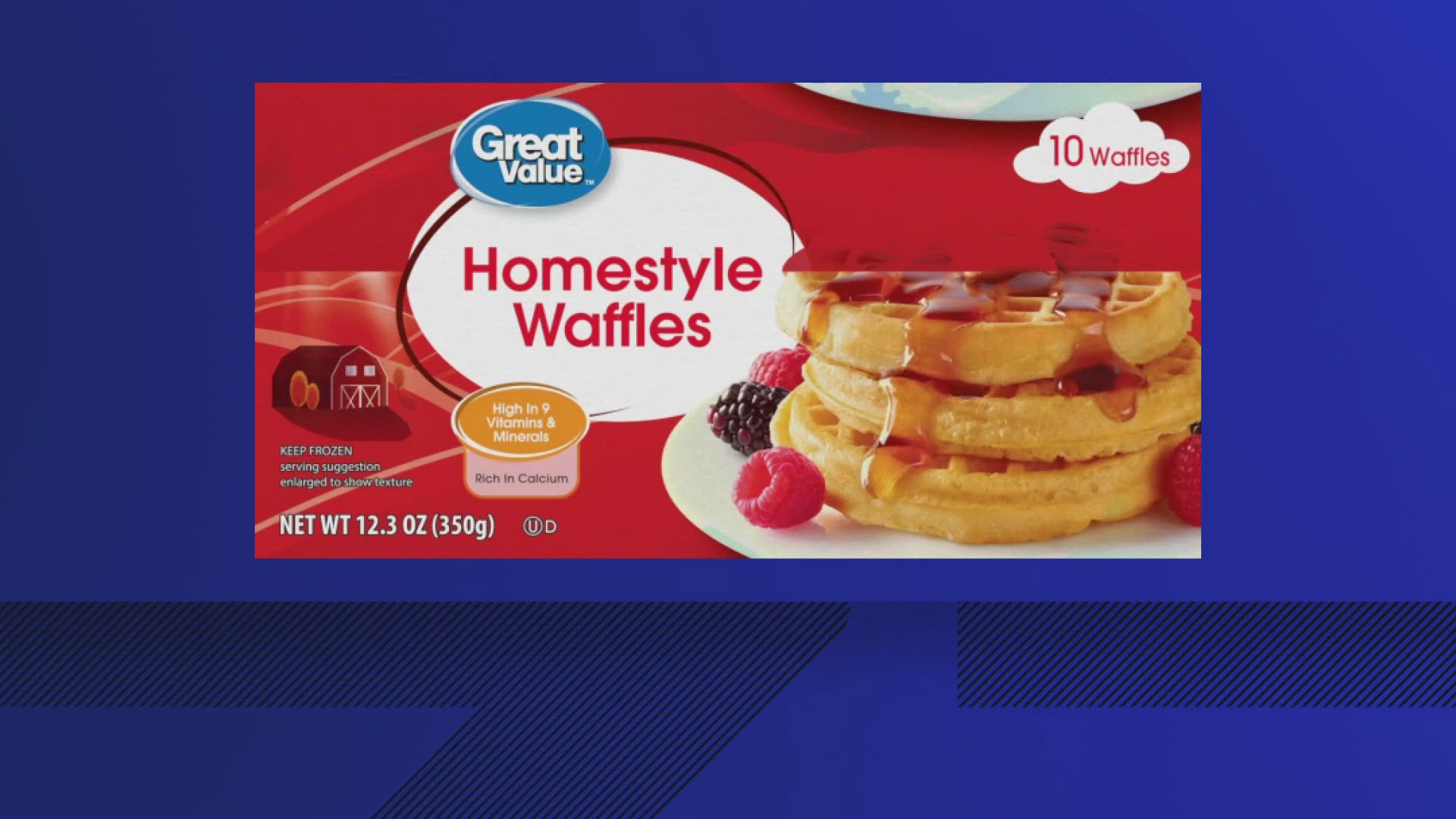 The nationwide recall includes more than 500 types of frozen waffles sold at Target, Walmart and other grocery chains.